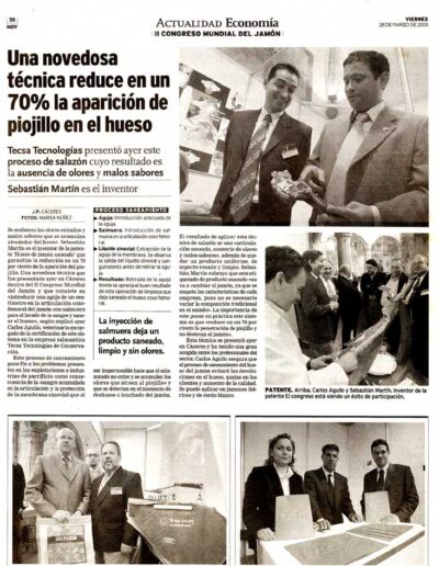 Una novedosa técnica reduce en un 70% la aparición de piojillo en el hueso