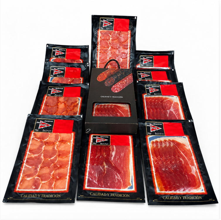 Lote 9: productos loncheados extra Duroc (2 variedades)