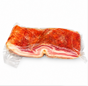 Panceta curada adobada